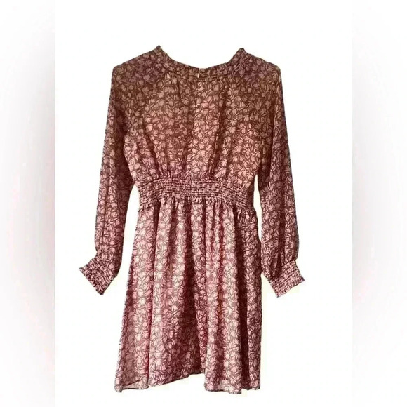 Anthropologie Gal Meets Glam Wimberly Smocked Mini Dress. Size 4 P - Picture 4 of 16